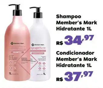 Sam's Club Shampoo Member's Mark Hidratante 1L oferta