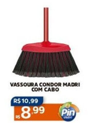 Vassoura Condor Madri com cabo