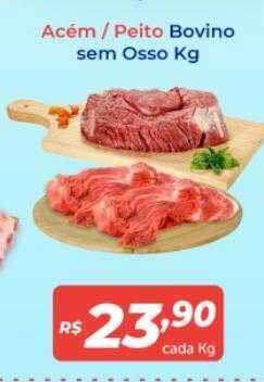 Atakarejo Acém peito bovino sem osso kg oferta