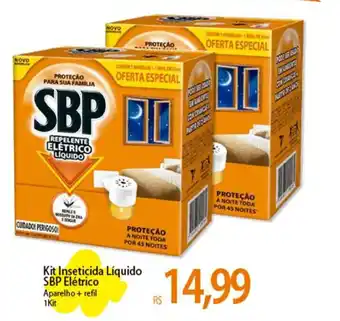 Atacadão Kit Inseticida Líquido SBP Elétrico oferta