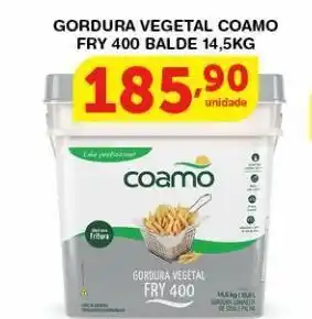 Roldão Gordura vegetal coamo fry balde 14,5kg oferta