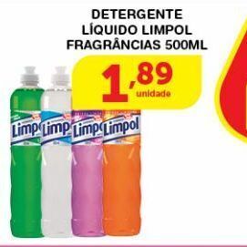 Roldão Detergente líquido limpol 500ml oferta