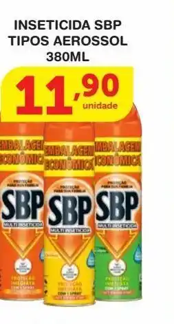Roldão Inseticida sbp tipos aerossol 380ml oferta