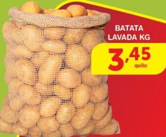 Roldão Batata lavada kg oferta