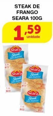 Roldão Steak de frango seara 100g oferta