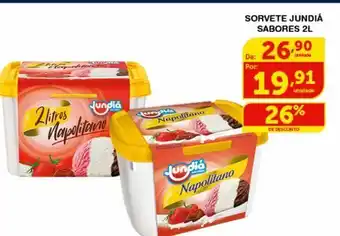 Roldão Sorvete jundiá sabores2l oferta