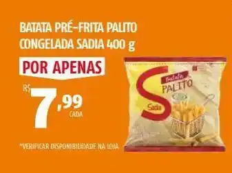 OXXO Batata pré-frita palito congelada sadia 400 g oferta