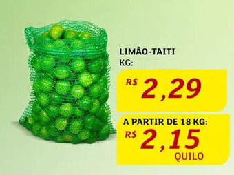 Assaí Atacadista Limão Tahiti 1kg oferta