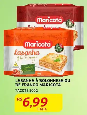 Assaí Atacadista Lasanha à Bolonhesa ou de Frango Maricota 500g oferta