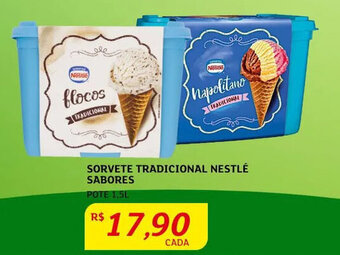 Assaí Atacadista Sorvete Tradicional Nestlé Sabores 1.5L oferta