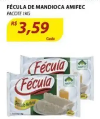Assaí Atacadista Fecula de Mandioca Amafil 1kg oferta