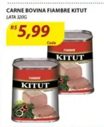 Assaí Atacadista Carne Bovina Fiambre Kitut 320g oferta