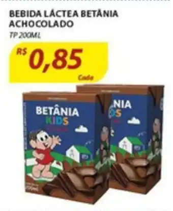 Assaí Atacadista Bebida Lactea Betania Achocolatado 200ml oferta