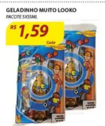 Assaí Atacadista Geladinho Muito Looko 5x55ml oferta