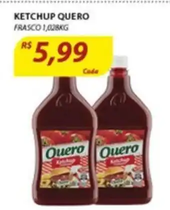 Assaí Atacadista Ketchup Quero 1.028kg oferta
