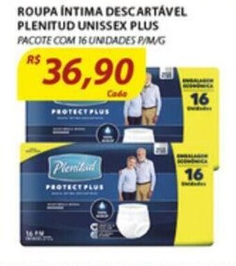 Assaí Atacadista Roupa Intima Descartavel Plenitud Unissex Plus oferta