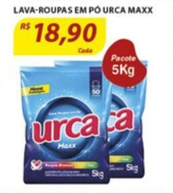 Assaí Atacadista Lava roupas em po Urca Maxx 5kg oferta
