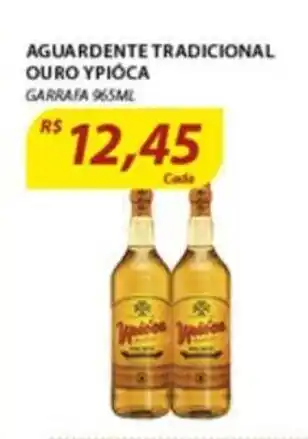 Assaí Atacadista Aguardente Tradicional Ouro Ypioca oferta