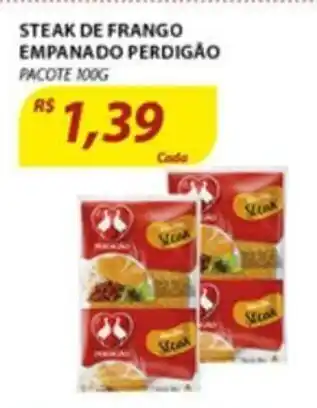 Assaí Atacadista Steak de frango empanado Perdigao 100g oferta