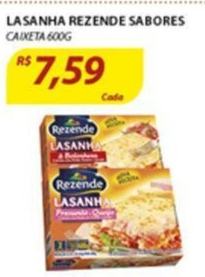 Assaí Atacadista Lasanha Rezende Sabores 600g oferta