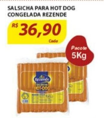 Assaí Atacadista Salsicha Para Hot Dog Congelada Rezende 5kg oferta