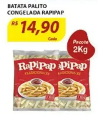 Assaí Atacadista Batata Palito Congelada Rapipap 2kg oferta