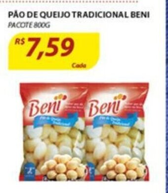 Assaí Atacadista Pao de Queijo Tradicional Beni 800g oferta