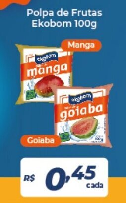 Atakarejo Polpa de Frutas Ekobom 100g oferta
