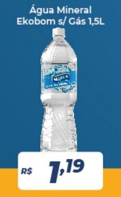 Atakarejo Agua Mineral Ekobom s/Gas 1.5L oferta
