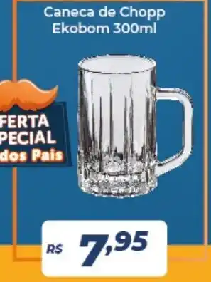 Atakarejo Caneca de Chopp Ekobom 300ml oferta