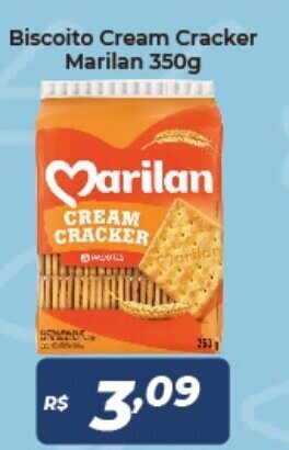Atakarejo Biscoito Cream Cracker Marilan 350g oferta