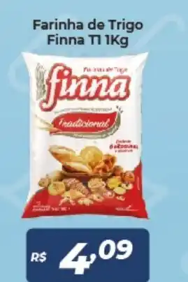 Atakarejo Farinha de Trigo Finna t1 1kg oferta