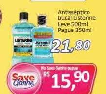 Supermercados Savegnago Antisséptico bucal listerine oferta