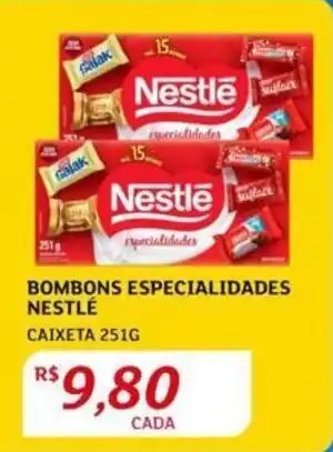Assaí Atacadista Bombons Especialidades Nestlé 251g oferta