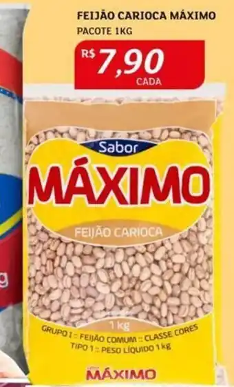 Assaí Atacadista Feijão Carioca Máximo 1kg oferta