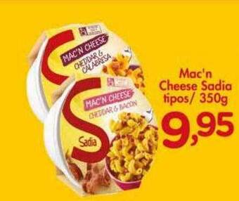 Confiança Supermercados Mac'n cheese sadia tipos oferta
