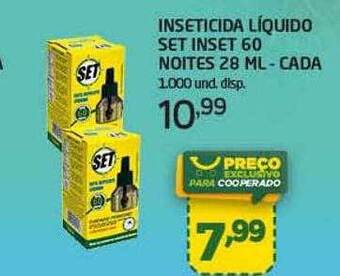 Cooper Inseticida líquido set inset 60 noites oferta