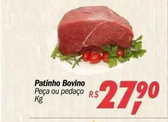 Big Box Patinho bovino peça ou peçado kg oferta