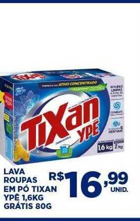 Tatico Lava roupas em pó tixan ypê oferta