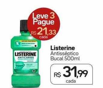 Drogal Listerine antisséptico bucal oferta
