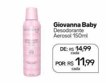 Drogal Giovanna baby desodorante aerosol oferta