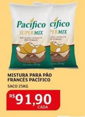 Assaí Atacadista Mistura Para Pão Francês Pacífico 25kg oferta