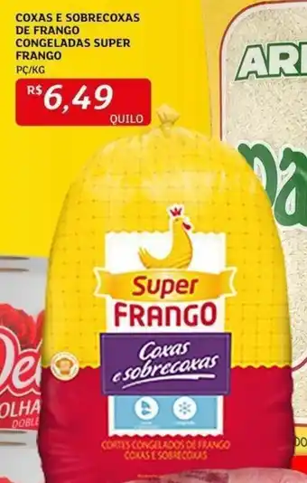 Assaí Atacadista Coxas e Sobrecoxas de Frango Congeladas Super Frango 1kg oferta