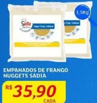Empanados de Frango Nuggets Sadia 1.5kg