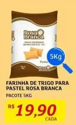Assaí Atacadista Farinha de Trigo Para Pastel Rosa Branca 5kg oferta