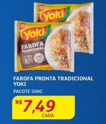 Assaí Atacadista Farofa Pronta Tradicional Yoki 500g oferta