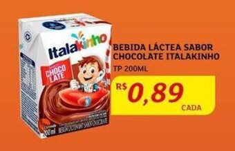 Assaí Atacadista Bebida Láctea sabor Chocolate Italakinho 200ml oferta