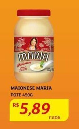 Assaí Atacadista Maionese Maria 450g oferta