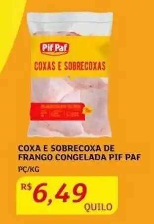 Assaí Atacadista Coxa e Sobrecoxa de Frango Congelada Pif Paf oferta