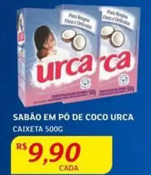 Assaí Atacadista Sabão em pó de Coco Urca 500g oferta
